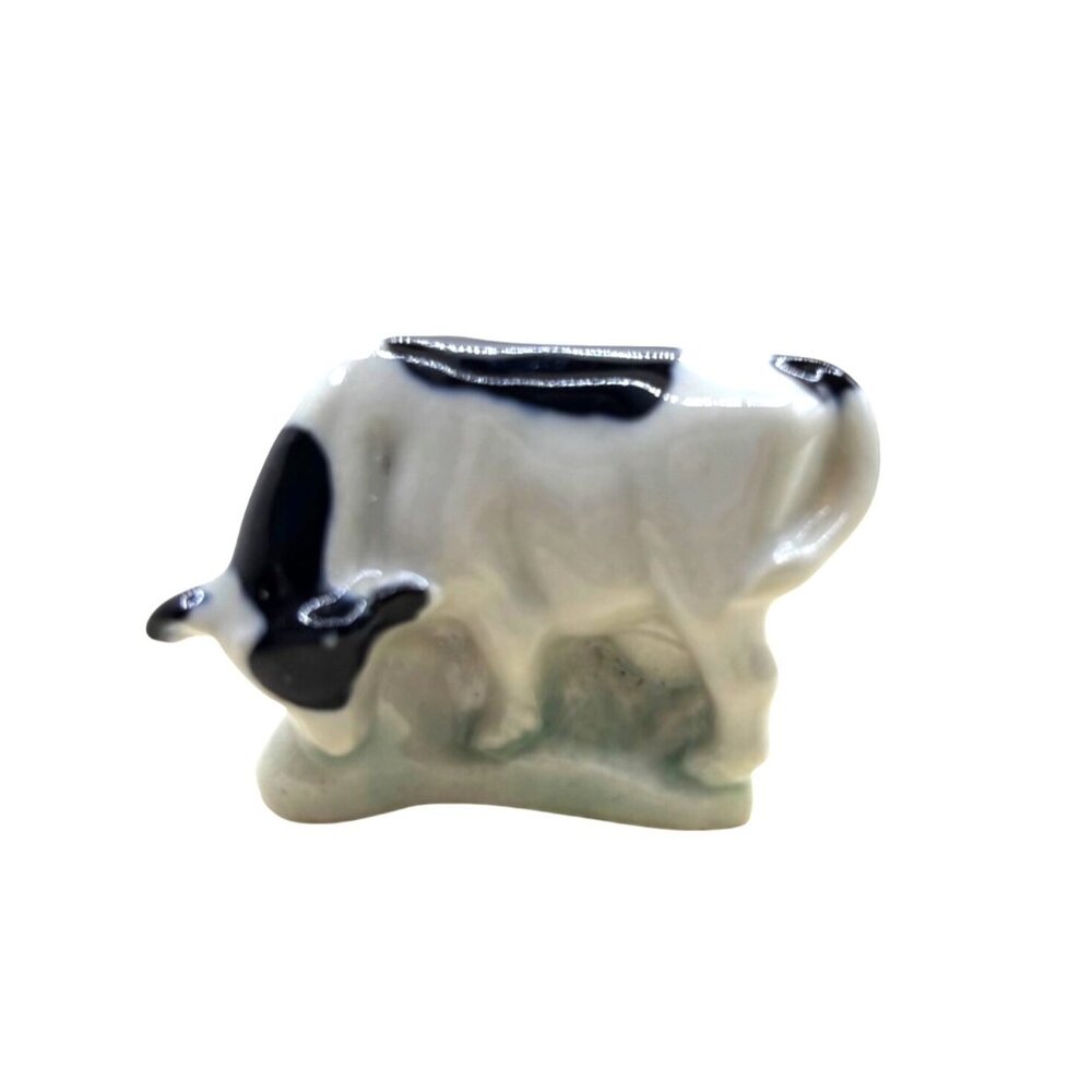 Wade Whimsies Figurine Vintage Whimsie-Land Set 3 Cow Farmyard Animals 1985
